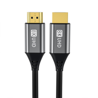 Échantillon gratuit fourni mâle à mâle HD HDMICable 8KCable or PVC moniteur OPP sac Stock HDTV moniteur Pc ordinateur nu cuivre tresse