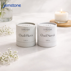 Custom Logo Eco Friendly Kraft Cardboard Cylinder Packaging <b>Perfume</b> Cosmetic Aroma Diffuser Paper Tube <b>Containers</b> Essential Oil - Product Image 1