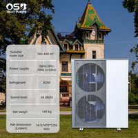 Bomba de Calor Aire-Agua Monobloque con Inversor DC de 12KW R290 -20 ° Calentador de Agua sin Tanque, Eléctrico y Solar, para Uso Doméstico y Hotelero