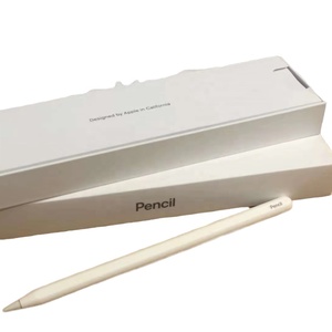 Stylus Pencil 2 Kunststoff Handballenerkennung Neigungsmelder Magnetisches Kabelloses Laden Austauschbare Spitze <span class=keywords><strong>2.</strong></span> Generation Original Logo iPad Stift - Product Image 1