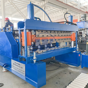 Maquinaria de Material de construcción trapezoidal para techos de Metal de alta velocidad, máquina perfiladora de paneles AG y R de doble capa profesional - Product Image 5
