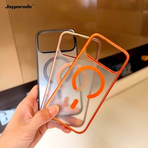 Joyporodo B408 chống sốc <span class=keywords><strong>Electroplated</strong></span> biên giới Frosted Skin Magnetic trường hợp đối với <span class=keywords><strong>iPhone</strong></span> 11 12 13 14 15 16 17 Pro/Max <span class=keywords><strong>PC</strong></span> bìa cứng - Product Image 5