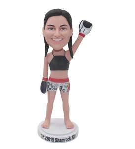 โมเดลนักมวยชายหัวกลมทำจากเรซิ่นของขวัญแบบกำหนดเองฟิกเกอร์ซูเปอร์แฟน - Product Image 5