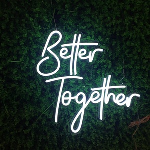 Letrero de neón de boda LED mate Letra Todo lo que necesitas es amor Letrero de neón personalizado - Product Image 6