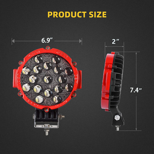 Luz de vaina de conducción todoterreno de 7 pulgadas con soporte de montaje, barra de techo, lámpara <span class=keywords><strong>antiniebla</strong></span> de parachoques para <span class=keywords><strong>Jeep</strong></span>, SUV Truck Hunters - Product Image 2