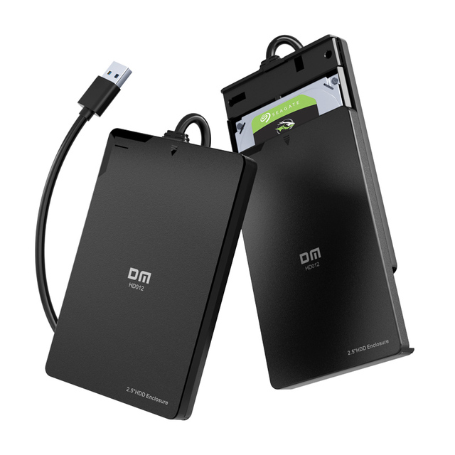 2.5 Inch SATA Hard Drive Enclosure USB 3.0 High-Speed Transfer External Case Tool-Free Installation HDD Box SSD Caddy