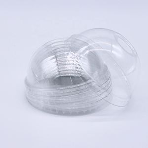 Tapas de Plástico PET Transparente de 78mm 90mm 92mm 95mm 98mm (1000 Piezas) para Vasos de Plástico PET de 9oz 12oz 14oz 16oz 18oz 20oz 22oz 24oz - Product Image 2