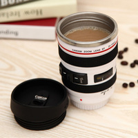 Mug isotherme de haute qualité 400 ml en forme d'objectif d'appareil photo EF 70-200mm, tasse à café pour collectionneur