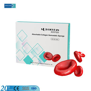 إسفنجة طبية ماصة للدم من الكولاجين بدرجة طبية Surgiclean، منتجات ماصة للدم قابلة للامتصاص للجراحة، بالجملة OEM/ODM - Product Image 1