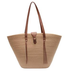 2025 Alibaba mua sắm trực tuyến mùa hè bãi biển rơm túi xách túi lớn moq thấp, thiết kế thời trang mới người phụ nữ kỳ nghỉ Áo Tắm tổ chức - Product Image 1