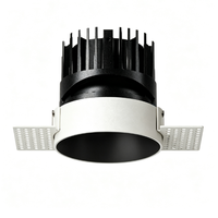 Lampes LED pour hôtels, villas, projecteurs muraux, éclairage anti-éblouissement pour la maison, spots encastrés COB