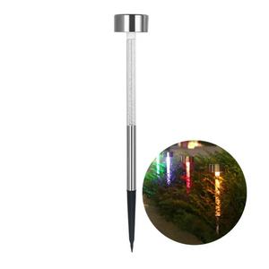 Lámpara Solar LED para Jardín, 1 LED, RGB, Acero Inoxidable, Burbujas de Aire, Decoración para Jardín y Patio Exterior, Venta al Por Mayor de Fábrica - Product Image 1