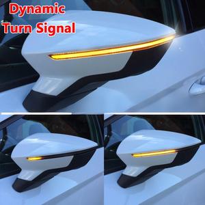 Intermitente Dinámico LED para Seat Leon III MK3 5F <span class=keywords><strong>Ibiza</strong></span> V KJ1 <span class=keywords><strong>Ibiza</strong></span> 6F Arona KJ7, Luz Indicadora de Señal de Giro para Espejo Retrovisor - Product Image 6