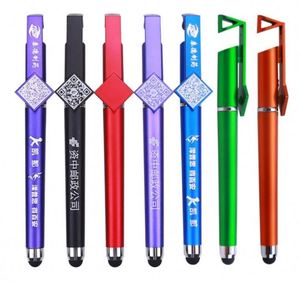 ปากกาพร้อมฐานตั้งแบบมัลติฟังก์ชั่น สกรีนโลโก้ตามสั่ง ขายส่ง พร้อมคิวอาร์โค้ด ผลิตจากพลาสติกทนทาน ของพรีเมี่ยมสำหรับโปรโมชั่น - Product Image 5