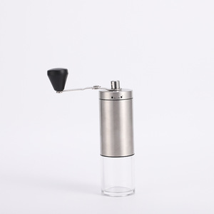 Molinillo de café manual portátil de acero inoxidable con manivela, pequeño, para uso doméstico - Product Image 5
