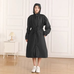 Imperméable à capuche écologique tout usage coupe-vent pour la randonnée, les voyages et le <span class=keywords><strong>travail</strong></span> - Product Image 5