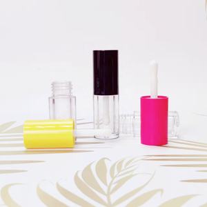 <span class=keywords><strong>Tubes</strong></span> carrés vide à Logo personnalisé, conteneur rond transparent pour rouge à lèvres, jaune, violet, pièces, emballage de rouge à lèvres - Product Image 4