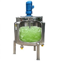 Homogénéisateur mélangeur HUAZHIYI 300L en acier inoxydable SUS304 avec capacité de chauffage 380V pour le mélange de peintures, aliments et produits chimiques