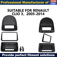 Chinesischer Hersteller Auto-Monitor-Rahmen Auto-Audio-Stereo-Panel für RENAULT CLIO 3 2005-2014 Mit Kabeln Canbus Android Autoradio-Rahmen