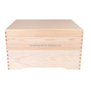 Caisse en bois personnalisée avec nom, cadeaux de naissance, décoration de chambre d'enfant, boîte à jouets, panier cadeau pour le premier anniversaire, boîte à souvenirs - Product Image 4