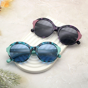 Sang Trọng Cổ Điển Vòng Acetate Kính Mát Cho Phụ Nữ Chất Lượng Cao Với Biểu Tượng Tùy Chỉnh Và Phân Cực Bảo Vệ Mặt Trời - Product Image 2