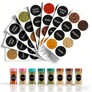 Waterproof <strong>Spice</strong> <strong>Label</strong> and Pantry <strong>Label</strong> Set Herbs Names Water Resistant Custom <strong>Spice</strong> Jar Sticker for <strong>Spice</strong> Organization - Product Image 3