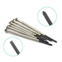 Set Obeng Presisi Multiguna 6 Buah Kelas Industri DIY untuk Perbaikan Jam Tangan, Gagang Aluminium, Dapat Disesuaikan, OEM