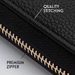Organisateur de voyage portable de luxe personnalisé en similicuir, pochette pliable à fermeture éclair pour bijoux, pour colliers sans nœuds - Product Image 6