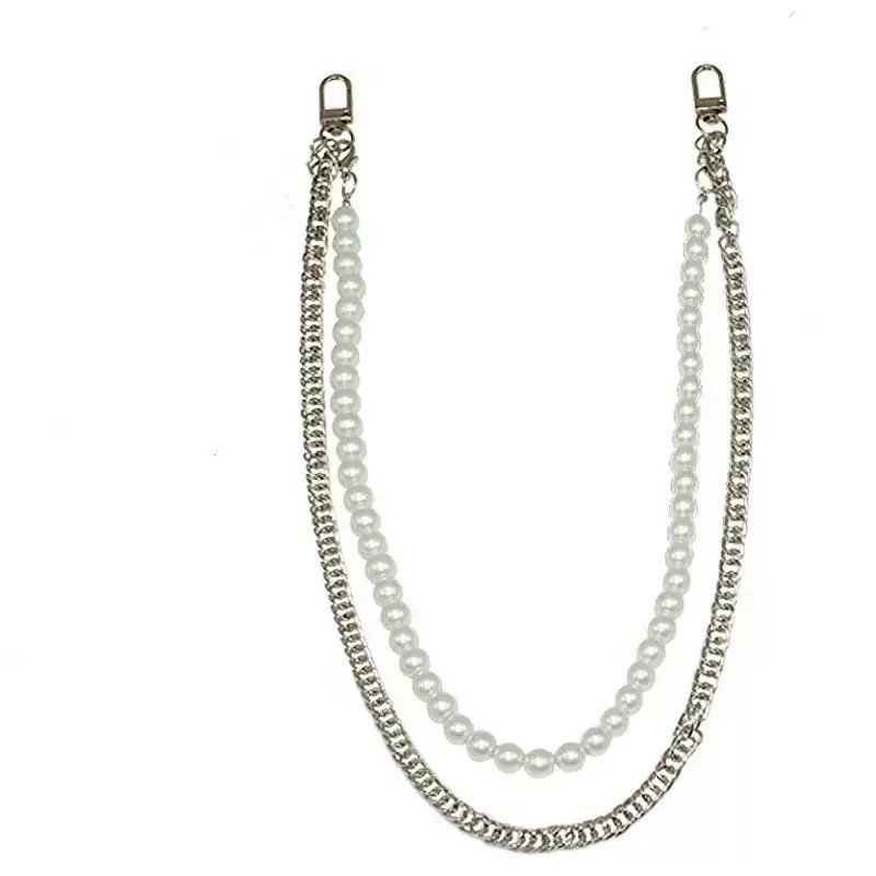 โซ่กางเกงมุกสองชั้น