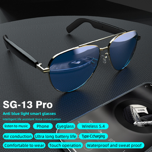 2025 Novo SG13 Pro Smart Sports Fones De Ouvido com Microfone Estéreo Sem Fio À Prova D' Água Touch Control Óculos De Sol para Homens e Mulheres - Product Image 3