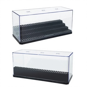 Vitrina de exhibición para figuras de acción y bloques de construcción BLOCKMOC 10710, de plástico transparente, a prueba de polvo, color personalizado, certificada ASTM EN71, para niños - Product Image 1
