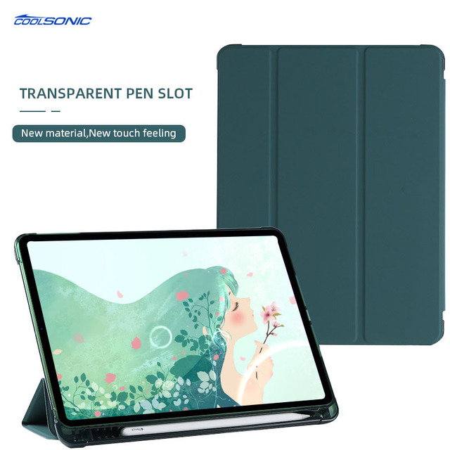 Magnetic Tablet Case with Pencil Holder Auto Sleep Shockproof Stand Cover for iPad 5th 6th Gen Air 1 2 9.7inch