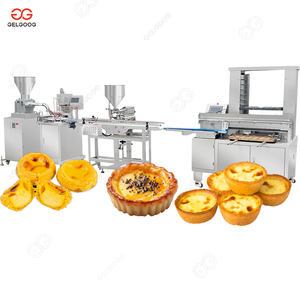 Gelgoog Commercial High Productivity Egg Tart Skin Machine Línea de corteza de pastel de tartaleta de masa personalizada - Product Image 1