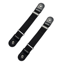 Ceinture invisible sans perforation pour jeans, style décontracté, avec bouton-pression, taille ajustable, élastique large et extensible