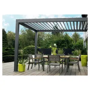 ACE Modern Outdoor Pergola Louvre Pergola Aluminium Pergola Roof System Waterproof