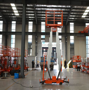 Elevador de Aluminio de Doble Mástil o Elevador de Dos Postes Fabricado en Aleación de Aluminio para Trabajos Aéreos - Product Image 5