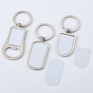 Wholesale Customizable Logo <b>Blank</b> Engraving Brand Sublimation Promotion Custom Beer Bottle Opener Keychain - Product Image 4