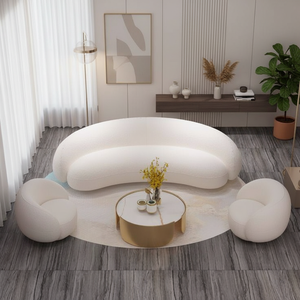 Juego de sofá seccional Chesterfield, convertible reclinable en forma de L, extensible, para sala de estar, tela de tapicería de terciopelo extraíble - Product Image 2