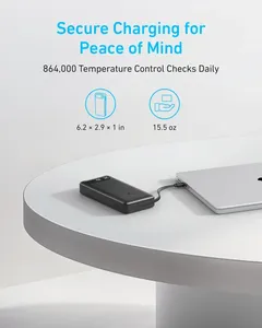 Banco de Energía Anker de 20000 mAh y 87 W Máx. con Cable USB-C Integrado, Pantalla Digital Inteligente, Carga Rápida, Cargador Portátil para Laptop y <span class=keywords><strong>MacBook</strong></span> - Product Image 6
