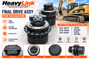 Groupe de transmission finale pour excavatrice 267-6877 378-9568 353-0492 pour 325D E325D 329D E329D - Product Image 2