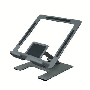 Support portable pliable ergonomique et robuste pour tablette et ordinateur portable, avec angle de vision réglable, antidérapant, sans écran, modèle 2025 - Product Image 1