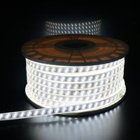 Lampe à LED en corde PVC étanche IP65 220V SMD2835 120LED/M 180LED/M 50M/ROULEAU pour l'éclairage paysager extérieur