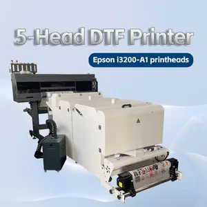 Hersteller 60 cm Dtf Drucker mit Pulvers chüttler Automatischer A1 Großformat-Dtf-Drucker Rolle zu Rolle