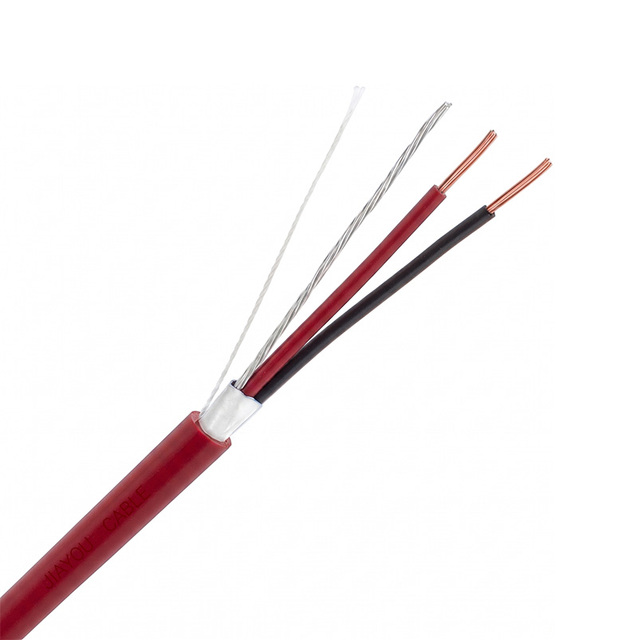 Fire Resistant Electrical Wires FPLP/FPLR/FPL Shielded 14 16 18 20 22 AWG 2-core 3-core Copper LSZH Fire Security Alarm Cable