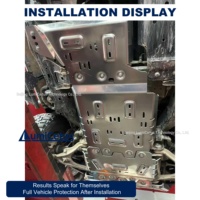 Pelindung Kolong Mobil (Skid Plate) untuk Bronco 3.5L/5.7L, 5&8mm, Aluminium Alloy Berkekuatan Tinggi, Ringan, dan Tahan Benturan