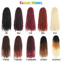 Vivian Cheveux Doux Gros Afro Crépus Bouclés Marley Twist Tressage Crochet Tresses Cheveux Tresse Cheveux Synthétique Extension En Vrac pour Mèche