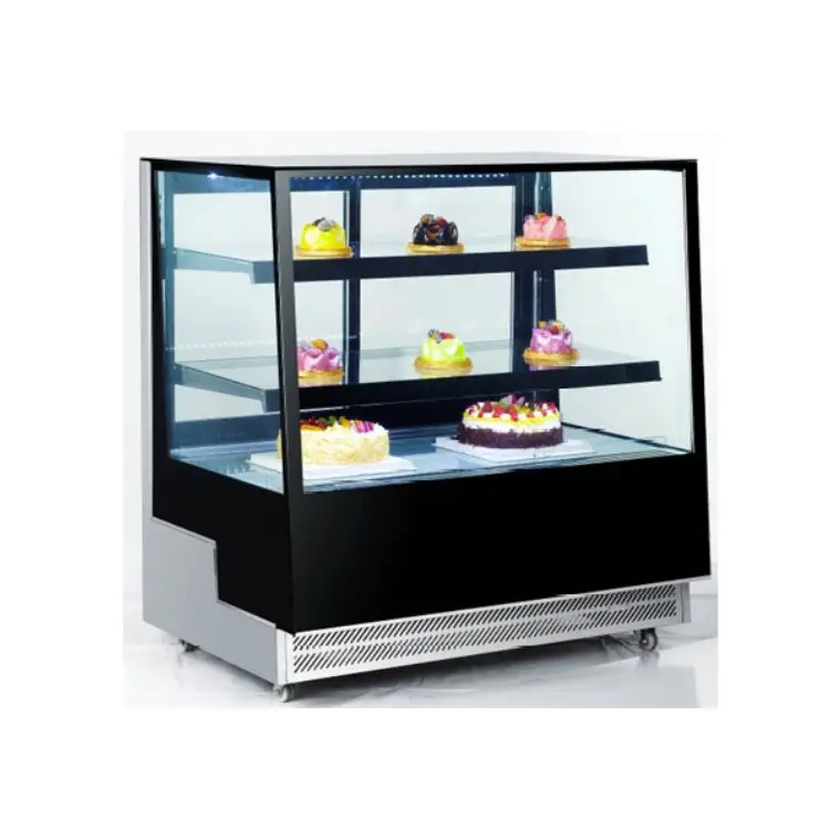 Venda quente comercial supermercado equipamento bancada bolo exibição refrigerador para Baking Shop