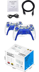 Mesin <span class=keywords><strong>Game</strong></span> TV Video S X10 Ultra Klasik dengan Gamepad Nirkabel Dual <span class=keywords><strong>Controller</strong></span>, Perangkat <span class=keywords><strong>Game</strong></span> Mini <span class=keywords><strong>Super</strong></span> <span class=keywords><strong>Game</strong></span> Stick untuk Anak-anak - Product Image 2