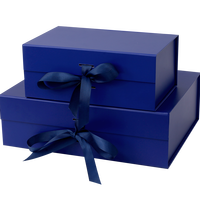 Boîte cadeau magnétique écologique et recyclable en kit, avec ruban décoratif, logo personnalisé imprimé, emballage en papier de qualité supérieure pour mariage