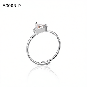 Bague tendance avec zircone A0008 pour femmes, bijoux de haute qualité - Product Image 3